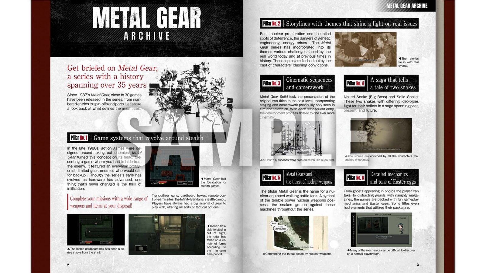 Metal Gear Solid Screenplay Book sample spread