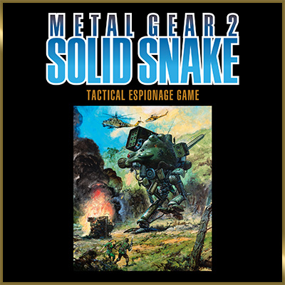 Metal Gear 2: Solid Snake (1990) package art
