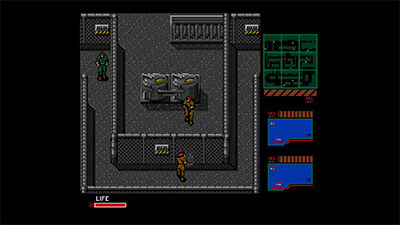 Metal Gear 2 gameplay: swamp approach